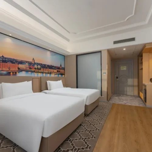 Executive 2-bed Room (65 Inch Projection Screen TV+smart Bathroom+small Refrigerator)