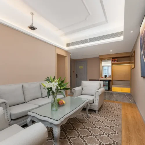 Executive Suite (65 Inch Projection Screen TV+smart Bathroom+small Refrigerator)