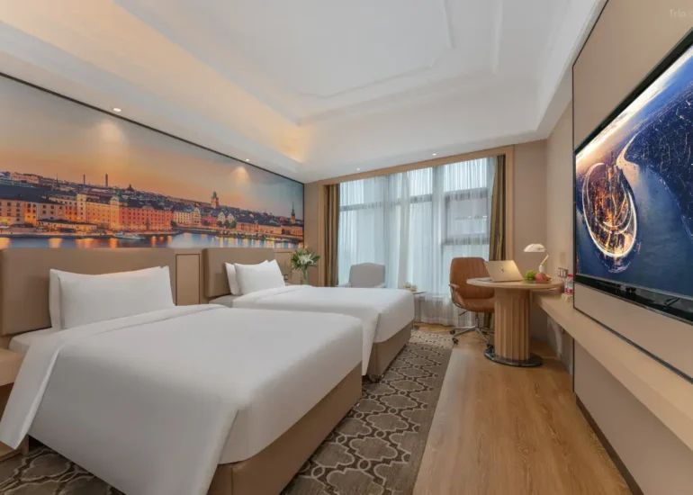 Superior 2-bed Room (65 Inch Projection Screen TV+small Refrigerator)